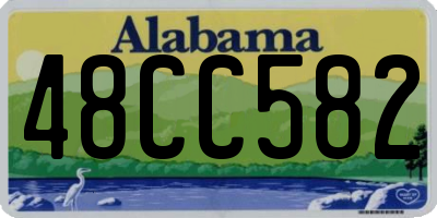 AL license plate 48CC582