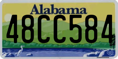 AL license plate 48CC584