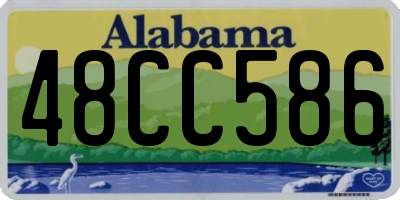 AL license plate 48CC586
