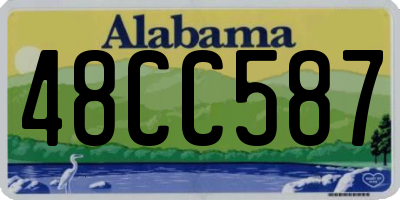AL license plate 48CC587