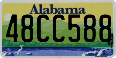 AL license plate 48CC588