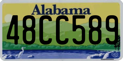 AL license plate 48CC589