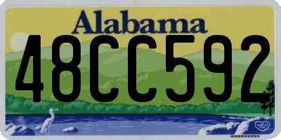 AL license plate 48CC592