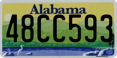 AL license plate 48CC593