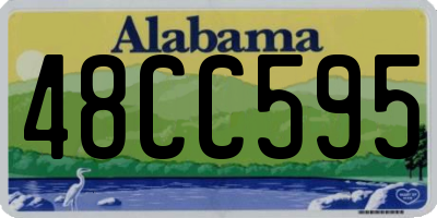 AL license plate 48CC595