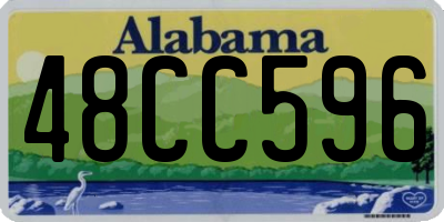 AL license plate 48CC596