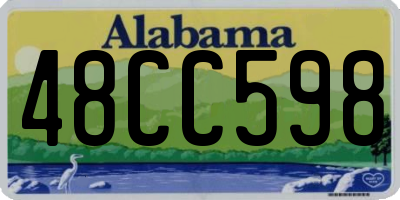 AL license plate 48CC598