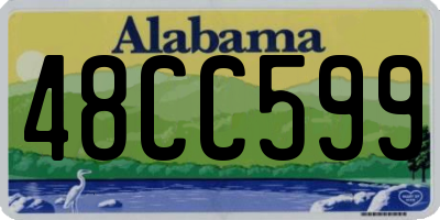 AL license plate 48CC599