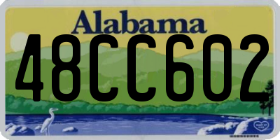 AL license plate 48CC602