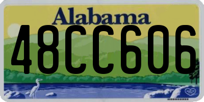 AL license plate 48CC606