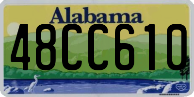 AL license plate 48CC610