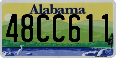 AL license plate 48CC611