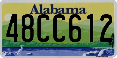 AL license plate 48CC612