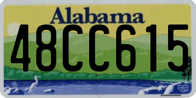 AL license plate 48CC615