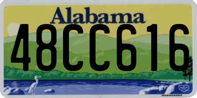 AL license plate 48CC616