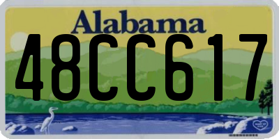 AL license plate 48CC617