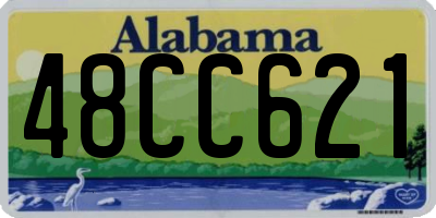 AL license plate 48CC621