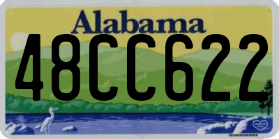 AL license plate 48CC622