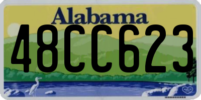 AL license plate 48CC623