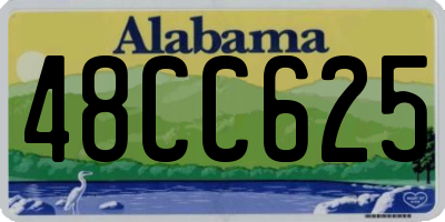 AL license plate 48CC625