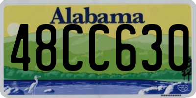 AL license plate 48CC630