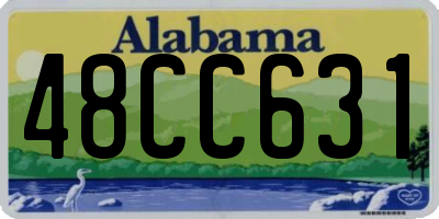 AL license plate 48CC631