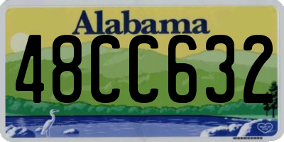 AL license plate 48CC632