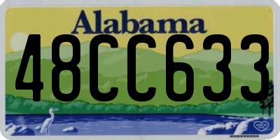 AL license plate 48CC633