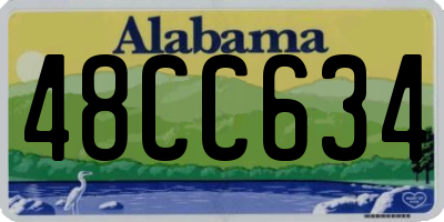 AL license plate 48CC634