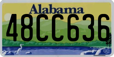 AL license plate 48CC636