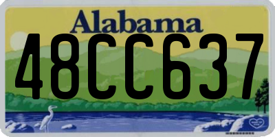 AL license plate 48CC637