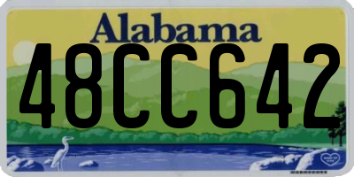 AL license plate 48CC642