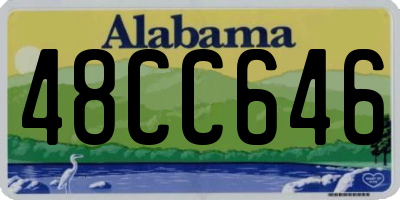 AL license plate 48CC646