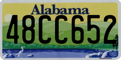 AL license plate 48CC652