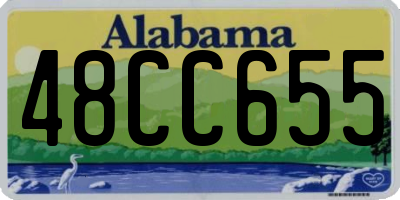 AL license plate 48CC655