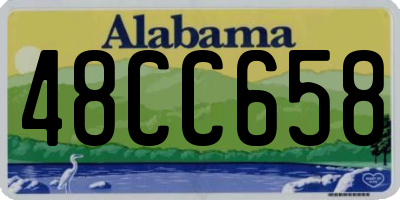 AL license plate 48CC658