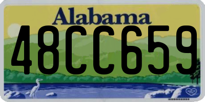 AL license plate 48CC659