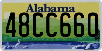 AL license plate 48CC660