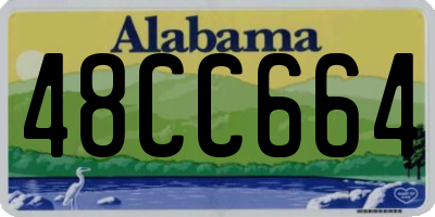 AL license plate 48CC664