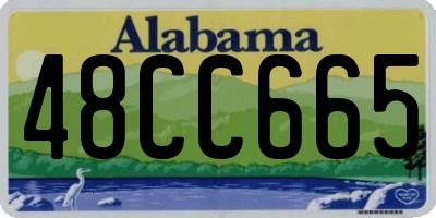 AL license plate 48CC665
