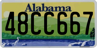 AL license plate 48CC667
