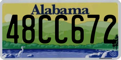 AL license plate 48CC672