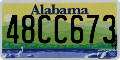 AL license plate 48CC673
