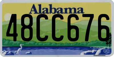 AL license plate 48CC676