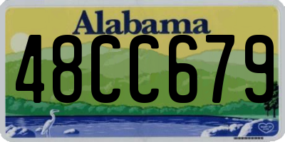 AL license plate 48CC679