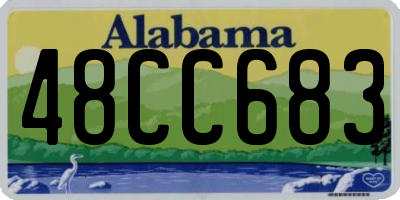 AL license plate 48CC683