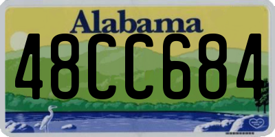 AL license plate 48CC684