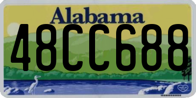 AL license plate 48CC688