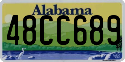 AL license plate 48CC689