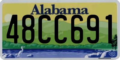 AL license plate 48CC691